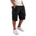 thumbnail image 3 of LWavelet Mens Cargo Shorts Elastic Waist Drawstring Casual Work Shorts Summer Hiking Traval Shorts with Pockets, 3 of 8