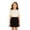 Black, variant on Abcomgle Girls Pleated Skirt with Built In Safety Shorts Elastic Waist A Line Short Skater School Style Skirt for Big Kids