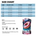 thumbnail image 5 of Yiaed Starry Sky Pine Tree Donut Print Men's Singlet Vests Summer Running Muscle Tank Tops Gym Undershirt Round Neck Sleeveless for man, 5 of 5