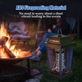 thumbnail image 6 of Electric Bug Zapper, 3200V Indoor Mosquito Zapper Killer with Hanging Chain Mosquito Trap with Removable Collection Tray, USB Electric (16 in), 6 of 8