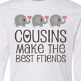thumbnail image 4 of Inktastic Cousins Make the Best Friends Long Sleeve Youth T-Shirt, 4 of 5