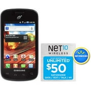 Net10 Samsung Galaxy Proclaim Prepaid Cell Phone with $50 Unlimited Card, Refurbished - CDMA