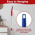 thumbnail image 4 of Uxcell Spin Mop Replacement Handle, 4 Section 30-to-58" Easy Wring Mop Replacement Stick Refills Screw Joint for Floor Ceiling Wall Cleaning, Blue(Head & Base Not Included), 4 of 7
