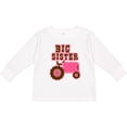 thumbnail image 3 of Inktastic Pink Tractor Big Sister Girls Long Sleeve Toddler T-Shirt, 3 of 5