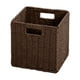 thumbnail image 2 of Cesta plegable de ratán, cesta para ropa, cesta para aperitivos, cesta para objetos pequeños, cesta de almacenaje para el hogar, cesta plegable fácil de transportar, cesta de mimbre, 2 of 9