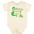 thumbnail image 3 of Inktastic My Uncle Loves Me Boys Baby Bodysuit, 3 of 5