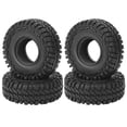 thumbnail image 3 of 4pcs 120mm Rubber Tires Replacement Part Fit For SCX10 AXI03007 D90 1/10 RC Car, 3 of 8