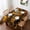 Brown, variant on Black African Women Table Cloth Waterproof Tablecloths, Boho Brown Elephant Giraffe Ethnic Tablecloth Dining Table Cover for Kitchen Party Tabletop Outdoor, Square Tablecloth 54x54 Inch