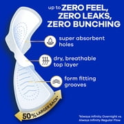 Always Infinity Feminine Pads, Size 5, Extra Heavy Overnight, Wings, Unscented, 30 Count