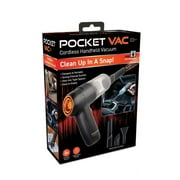 Pocket Vac Rechargeable Handheld Vacuum with Accessories - New - Cordless - Portable - As Seen on TV
