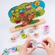thumbnail image 3 of Montessori Puzzle de Desarrollo de inteligencia Motores Habilidad Actividad para Edad 3 4 5 6 Regalos de CUTICAT Juego de mesa de rompecabezas, 3 of 8