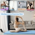 thumbnail image 7 of BalanceFrom 3-Panel All-Purpose Folding Gymnastics Workout Mat, 6' x 2' x 2", Light Blue, 7 of 7