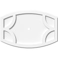 thumbnail image 6 of 12"W x 8"H x 1"ID x 6 1/2"C x 1"P Kailey Architectural Grade PVC Contemporary Ceiling Medallion, 6 of 7