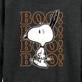 thumbnail image 3 of Peanuts - Boo Snoopy Scared - Women's Lightweight French Terry Long Sleeve Shirt, 3 of 6