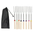 thumbnail image 2 of Bâtons de Rôtissage Télescopiques, 8 Pcs pour Camping, 2 of 8