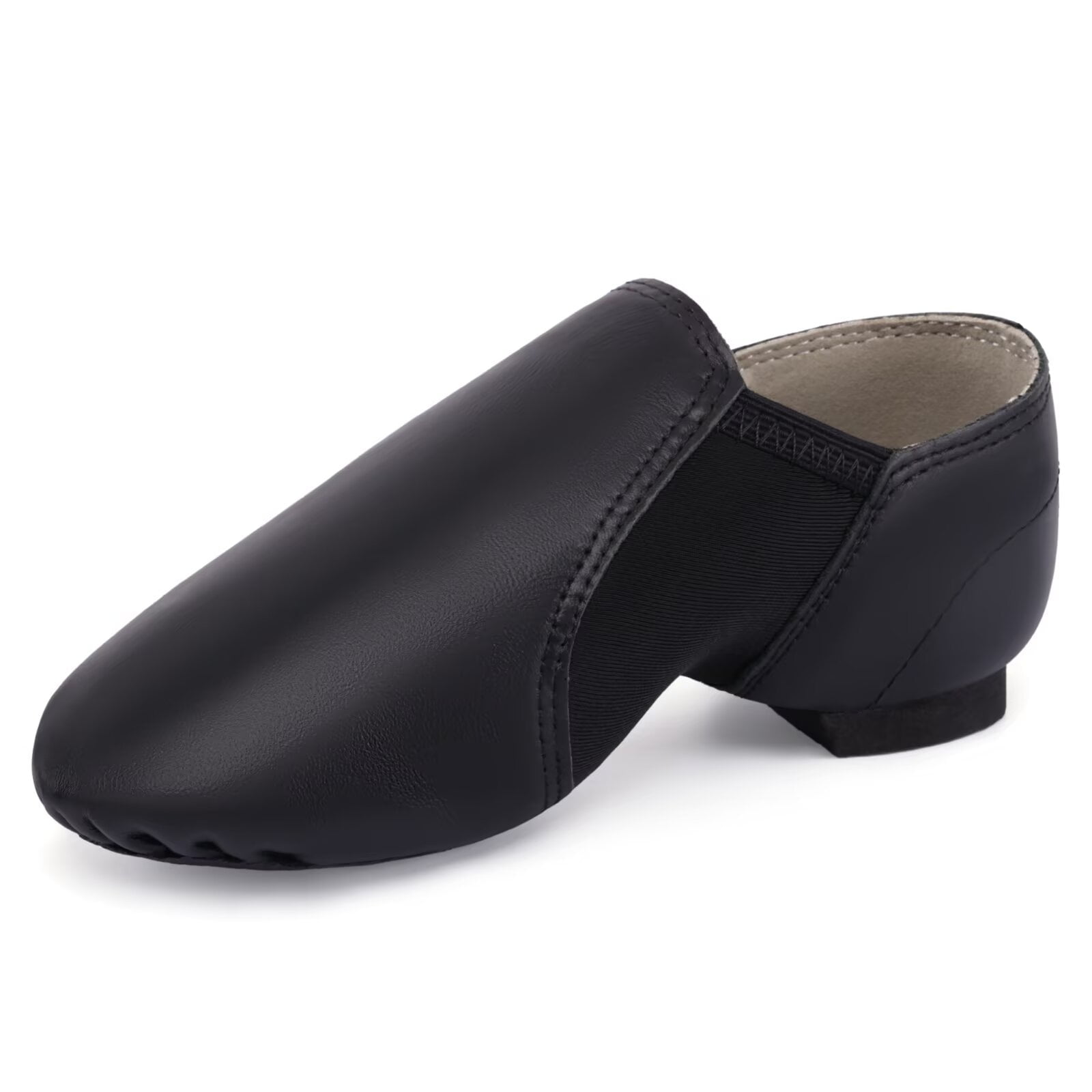 PU Leather Upper Slip-on Girl's Boy's Jazz Shoes Dance Shoes for Toddler/ Little Kid