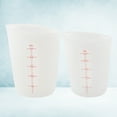 thumbnail image 4 of 2 Pcs Tasse à Mesurer en Silicone Visible Semi-Transparente (250ML 500ML), 4 of 7