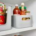 thumbnail image 7 of iDesign Plastic Pantry Storage Bin with Handles - Set of 4 - Gray - Made in USA, 7 of 7