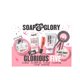 thumbnail image 1 of Set de regalo Soap & Glory The Glorious Five - Mantequilla corporal Righteous Butter Gel de ducha Clean On Me Exfoliante corporal en escamas Vitamina C Jabón facial y brillo de labios rellenador de al, 1 of 5