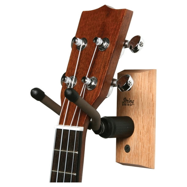 String Swing Cc01uk O Hardwood Home Studio Wall Mount Ukulele Hanger Oak Walmart Com Walmart Com