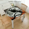 thumbnail image 2 of HAOXIT s, Halloween Table Cloth Dining Table Cover Cloth for Outdoor Tabletop Decor, 60''x60'', 2 of 7