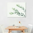 thumbnail image 2 of BCIIG   Botanical Plant Canvas Wall  Pieces Prints Green Sage Plants Minimalist Decor for Bathroom ,20"x16" 20x16in, 2 of 6