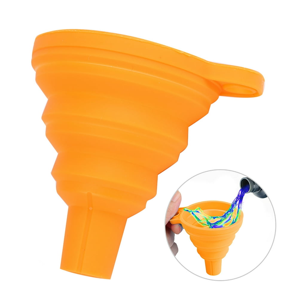 Collapsible Small Funnel Silicone Foldable Funnels for Pouring Resin