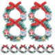 thumbnail image 1 of 10pcs mini corona de coronas navidad mini figurine micro paisajismo decoración de figuras de resina, 1 of 5