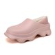 thumbnail image 1 of Zapatillas de algodón de suela gruesa de invierno para mujer, zapatillas de exterior con forro polar, antideslizantes y acolchadas de algodón, zapatillas de interior para el hogar para, 1 of 2
