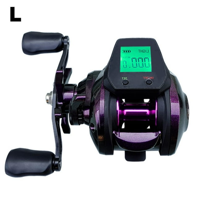 Lefu Moulinet de Pêche Numérique Étanche Moulinet Baitcasting Moulinet de Comptage
