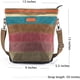 thumbnail image 4 of SNUG STAR Bolso de lona multicolor a rayas enrejado cruzado cuerpo bolso de hombro bolso de mano para mujer, 4 of 5
