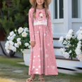 thumbnail image 2 of DISNIMO Christmas Axolotl Kids Dress Long Sleeve Elegant for Kids Long Dresses for Girls 13-14 Dresses for Kids Swing Dress with Pockets Long Soft Dress for Kids Frocks Girls, 2 of 7