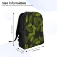 thumbnail image 4 of Fuzoiu Tropical Palm Leaves Fern Leaf Print Laptop Backpack,Work Business Backpacks, Large Capacity Nurse Bag College Bookbag for School, Waterproof Casual Daypack for Travel, 4 of 8