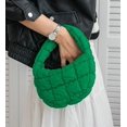 thumbnail image 5 of LANFENG Bag Mini Puffy Quilted Handbag Soft Puffer Tote Bag for Women Cute Wrist Bubble Bag Lightweight Nylon Clutch Purse, 5 of 10