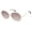 Gold & Black, variant on Martha Stewart Women's MS179 Metal UVA and UVB Protective Retro Round Fashion Sunglasses, 58mm