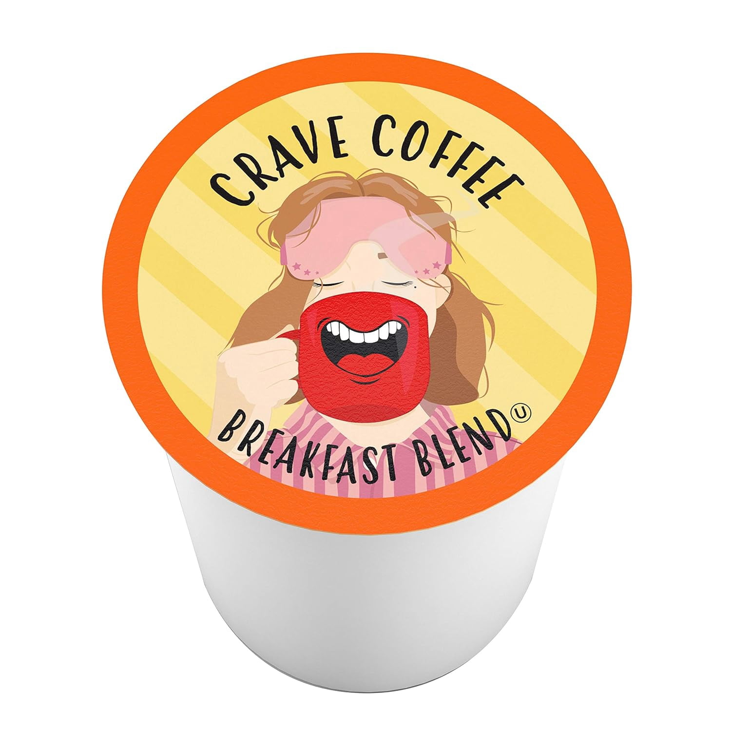 Crave Beverages Morning Roast Coffee Pods - Light Roast, for Keurig K Cup Brewers, 40 Count