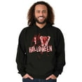 thumbnail image 5 of I Love Halloween Spooky Macabre Hoodie Sweatshirt Women Men Brisco Brands S, 5 of 6