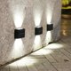thumbnail image 4 of 2 lámparas de pared solares para exteriores, balcón, valla, camino, decoración de jardín (6 LED blancas) Tmvgtek Iluminación del hogar multifuncional, 4 of 9
