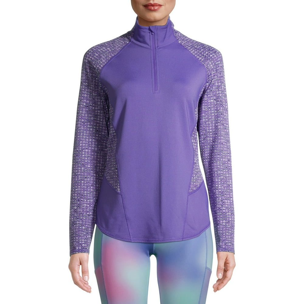 Avia Avia Women's Core Active Performance 1/4 Zip Jacket Walmart