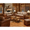 thumbnail image 2 of American Furniture Classics Microfiber Alpine Lodge Arm Chair in Brown, 2 of 11