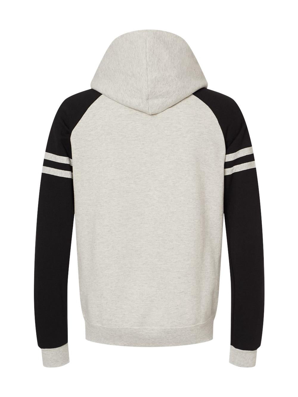 JERZEES Nublend Varsity Colorblocked Raglan Hooded Sweatshirt