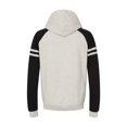 thumbnail image 2 of JERZEES Nublend Varsity Colorblocked Raglan Hooded Sweatshirt, 2 of 2