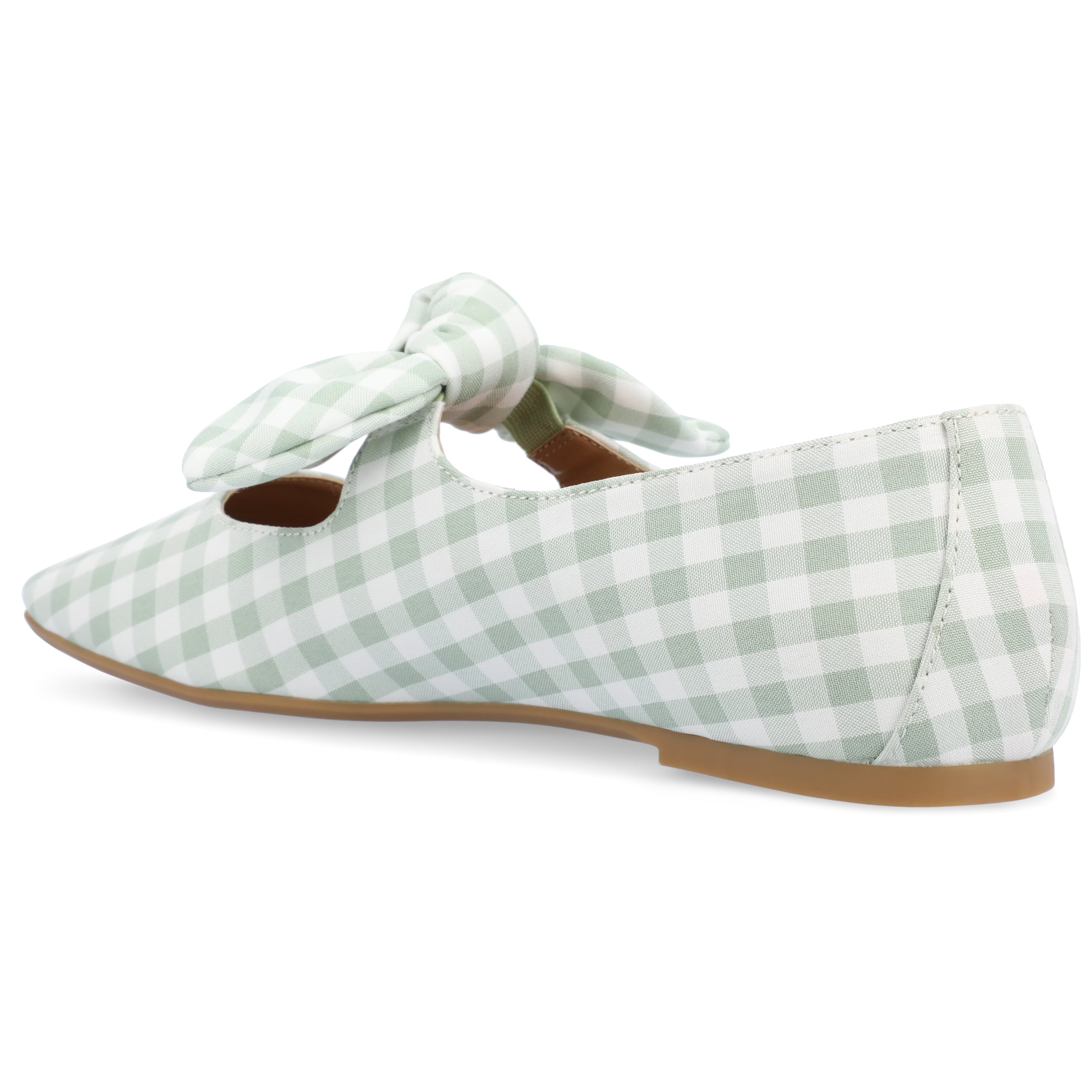 Journee Womens Seralinn Mary Jane Slip On Square Toe Dress Flats