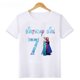 thumbnail image 3 of Camiseta de algodón de cumpleaños para niña de Elsa, Anna y Frozen de Disney, ropa para niños de 1, 2, 3, 4, 5, 6, 7, 8 y 9 años, ropa para niños, 3 of 5