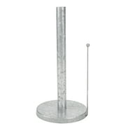 Mind Reader Galvanized Freestanding Countertop Paper Towel Holder, Silver