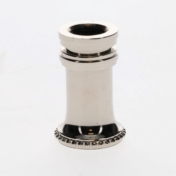B&P Lamp® 1 1/4 Inch Ht., Nickel Plated Neck, Tap 1/8F