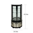 thumbnail image 3 of Cooler Depot 19" Commercial Countertop Bakery Display Case, 3.5 cu ft, Curved Glass, NSF Certified, 3 of 15