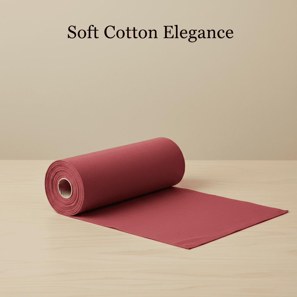 60" Wide Premium Cotton Blend Broadcloth Fabric by The Yard