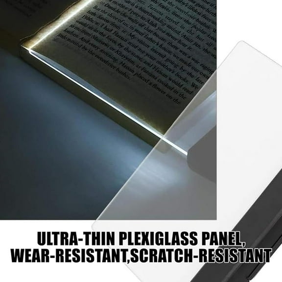TOP! Multifunctional LED Flat-Panel Night Vision Reading Lamp, Clear Book Page Light At Night, Flat Light, Booklights