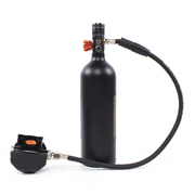 Aiqidi Portable Mini Scuba Cylinder Diving Kit 1L DIDEEP Diving Tank Equipment Underwater Breath Oxygen Tank Pump 3000PSI 15-20Min